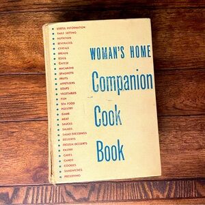 1947 • Woman's Home Companion Cook Book, Vintage, Hardcover, Antique